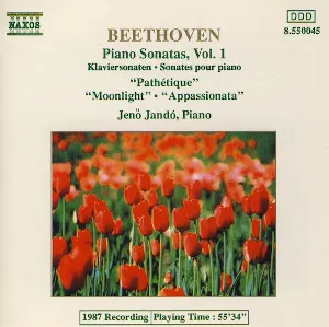 Pochette Piano Sonatas, Volume 1: Moonlight / Pathétique / Appassionata