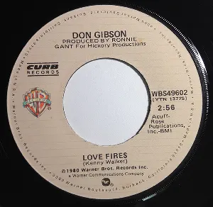 Pochette de Love Fires de Don Gibson
