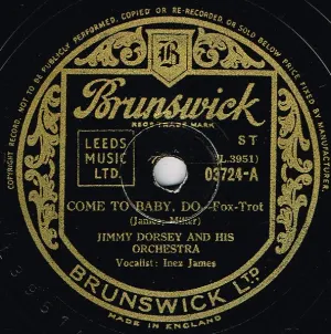 Pochette de Come to Baby, Do / Twilight Time de Jimmy Dorsey and His Orchestra