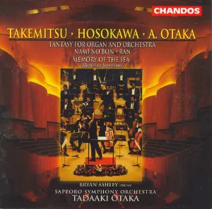 Pochette de Takemitsu: Nami no Bon / Ran / Hosokawa: Memory of the Sea / Otaka: Fantasy for Organ & Orchestra de Tadaaki Otaka - Tōru Takemitsu