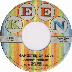 Pochette de Gangster of Love / One Room Country Shack de Johnny “Guitar” Watson