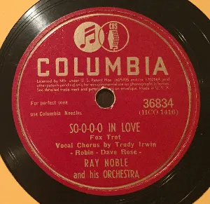 Pochette de So-o-o-o in Love / I Wish That I Wish Tonight de Ray Noble and His Orchestra