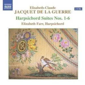 Pochette de Harpsichord Suites nos. 1-6 de Élisabeth-Claude Jacquet de La Guerre
