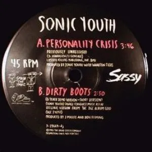 Pochette de Personality Crisis de Sonic Youth