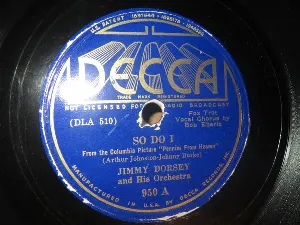 Pochette de So Do I / Let's Call a Heart a Heart de Jimmy Dorsey and His Orchestra