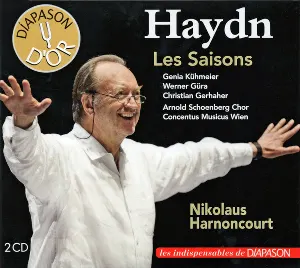 Pochette de Les Saisons de Arnold Schoenberg Chor - Christian Gerhaher - Nikolaus Harnoncourt - Concentus Musicus Wien - Werner Güra - Joseph Haydn