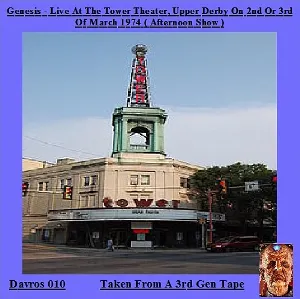 Pochette 1974‐03‐03: Tower Theatre, Upper Darby, PA, USA