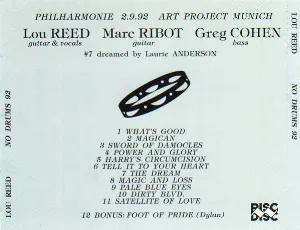 Pochette 1992‐11‐02: No Drums 92, Germany