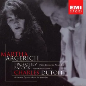 Pochette de Prokofiev: Piano Concertos Nos. 1 & 3 / Bartok: Piano Concerto No. 3 de Sergei Prokofiev - Martha Argerich - Orchestre symphonique de Montréal - Charles Dutoit - Béla Bartók