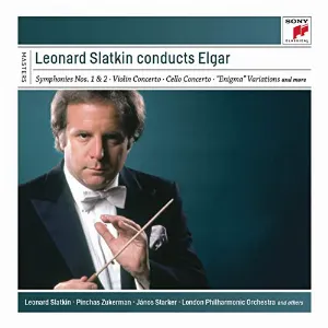 Pochette Leonard Slatkin Conducts Elgar