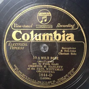 Pochette de To a Wild Rose / Valse Inspiration de Paul Whiteman and His Orchestra