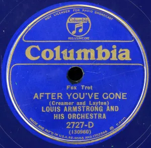 Pochette de After You’ve Gone / When You’re Smiling (The Whole World Smiles with You) de Louis Armstrong & His Orchestra