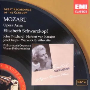 Pochette de Opera Arias de Sir John Pritchard - Wolfgang Amadeus Mozart - Herbert von Karajan - Josef Krips - Elisabeth Schwarzkopf
