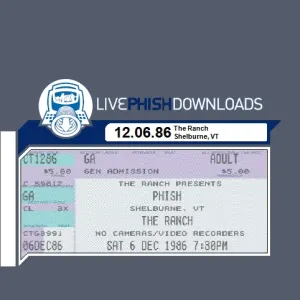 Pochette de 1986-12-06: The Ranch, Shelburne, VT, USA de Phish