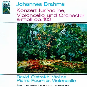 Pochette Konzert für Violine, Violoncello und Orchester a-moll, op. 102