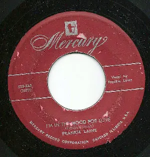Pochette de I'm in the Mood for Love / Cherie I Love You de Frankie Laine
