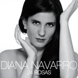 Pochette de 24 rosas de Diana Navarro
