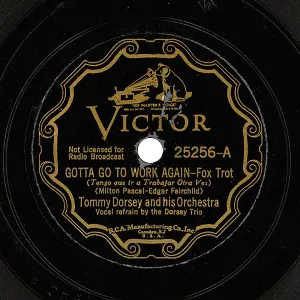 Pochette de Gotta Go to Work Again / Every Minute of the Hour (Every Hour of the Day) de Tommy Dorsey and His Orchestra