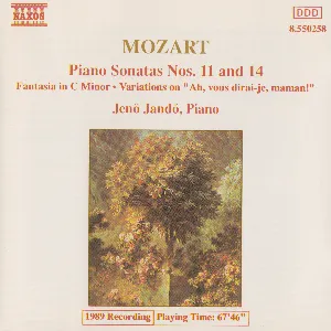 Pochette Piano Sonatas nos. 11 and 14 / Fantasia in C minor