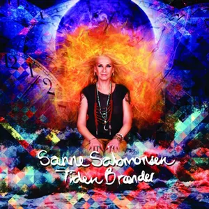 Pochette de Tiden brænder de Sanne Salomonsen