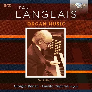 Pochette de Organ Music, Volume 1 de Jean Langlais