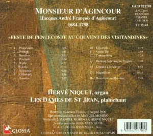 Pochette de Pièces d’orgue de Hervé Niquet