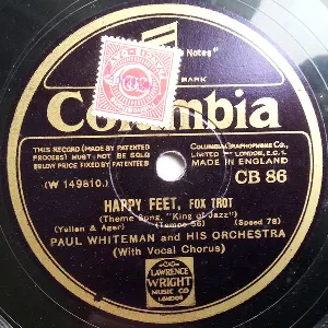 Pochette de Happy Feet / A Bench in the Park de Paul Whiteman and His Orchestra