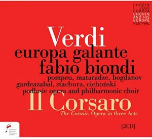 Pochette de Il Corsaro de Fabio Biondi - Europa Galante - Giuseppe Verdi