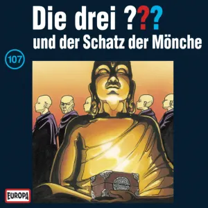 Pochette de Die drei ??? 107: und der Schatz der Mönche de Die drei ???