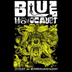 Pochette de 13 Flies on Bloodstained Velvet de Blue Holocaust