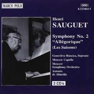 Pochette de Symphony no. 2 "Allégorique" de Henri Sauguet - Antonio de Almeida - Moscow Symphony Orchestra