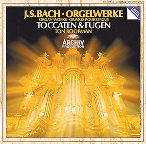Pochette Orgelwerke: Toccaten & Fugen