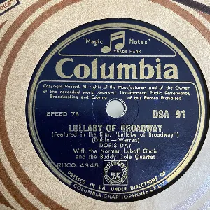Pochette Lullaby of Broadway / With a Song in My Heart