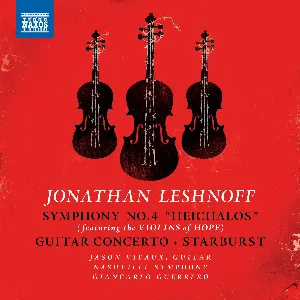 Pochette de Symphony No. 4 "Heichalos" / Guitar Concerto / Starburst de Giancarlo Guerrero - Nashville Symphony Orchestra