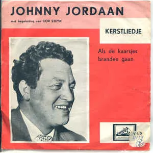 Pochette de Kerstliedje / Als de kaarsjes branden gaan de Johnny Jordaan