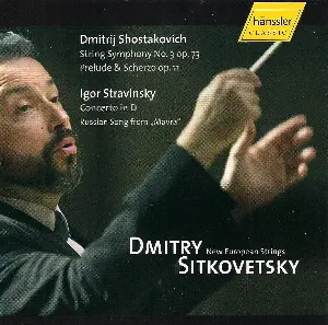 Pochette String Symphony no. 3 op. 73 / Prelude & Scherzo op. 11 / Concerto in D / Russian Song from 