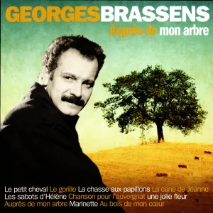 Pochette de Auprès de mon arbre de Georges Brassens