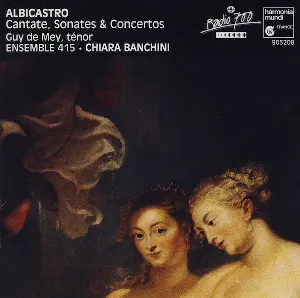 Pochette de Cantate, Sonates & Concertos de Chiara Banchini - Ensemble 415 - Guy de Mey