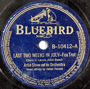 Pochette de Last Two Weeks in July / Two Blind Loves de Artie Shaw and His Orchestra