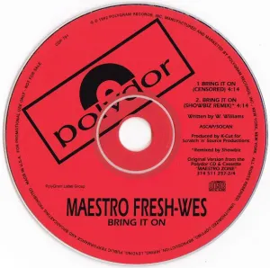 Pochette de Bring It On de Maestro Fresh‐Wes