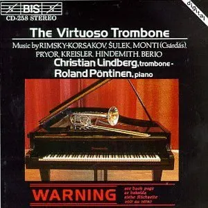 Pochette de The Virtuoso Trombone de Christian Lindberg - Roland Pöntinen