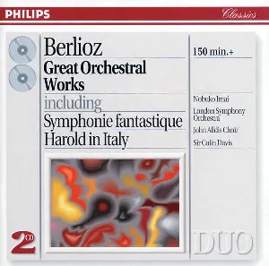 Pochette Great Orchestral Works: Symphonie fantastique / Harold in Italy