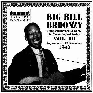 Pochette de Complete Recorded Works in Chronological Order, Volume 10: 26 January to 17 December 1940 de Big Bill Broonzy