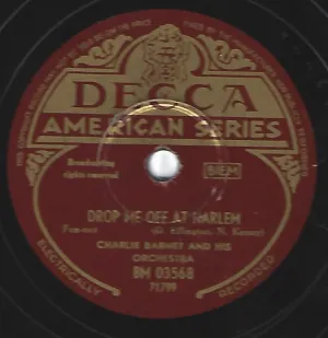 Pochette de Drop Me Off in Harlem / Gulf Coast Blues de Charlie Barnet and His Orchestra