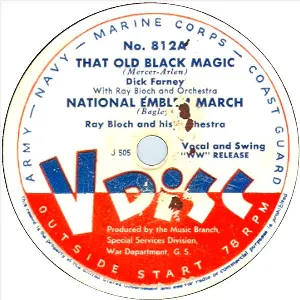 Pochette de That Old Black Magic / National Emblem March / Peanut Butter de The V‐Disc All Stars