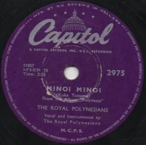 Pochette de Minoi Minoi / Papio de Charles Mauu