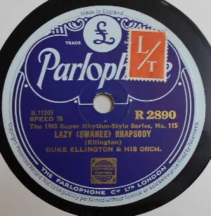 Pochette de Lazy (Swanee) Rhapsody / Trumpet in Spades de Duke Ellington and His Orchestra