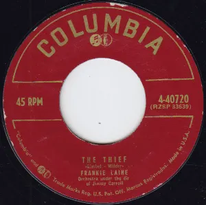 Pochette de The Thief / Make Me a Child Again de Frankie Laine
