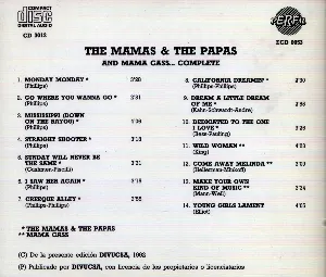 Pochette The Mamas & the Papas and Mama Cass... Complete