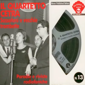Pochette de Sassofoni e vecchie trombette: Parodie e riviste radiofoniche de Quartetto Cetra